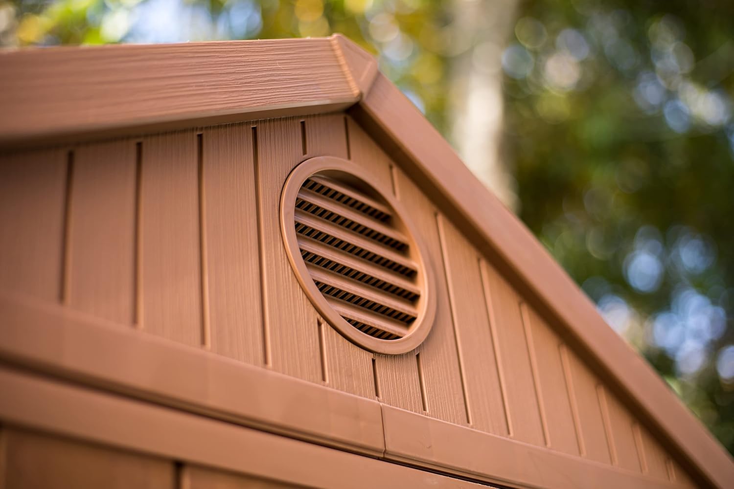 Aerovix™ | Darwin 6x4ft Double Door Garden Shed — Wood-Effect Outdoor Storage