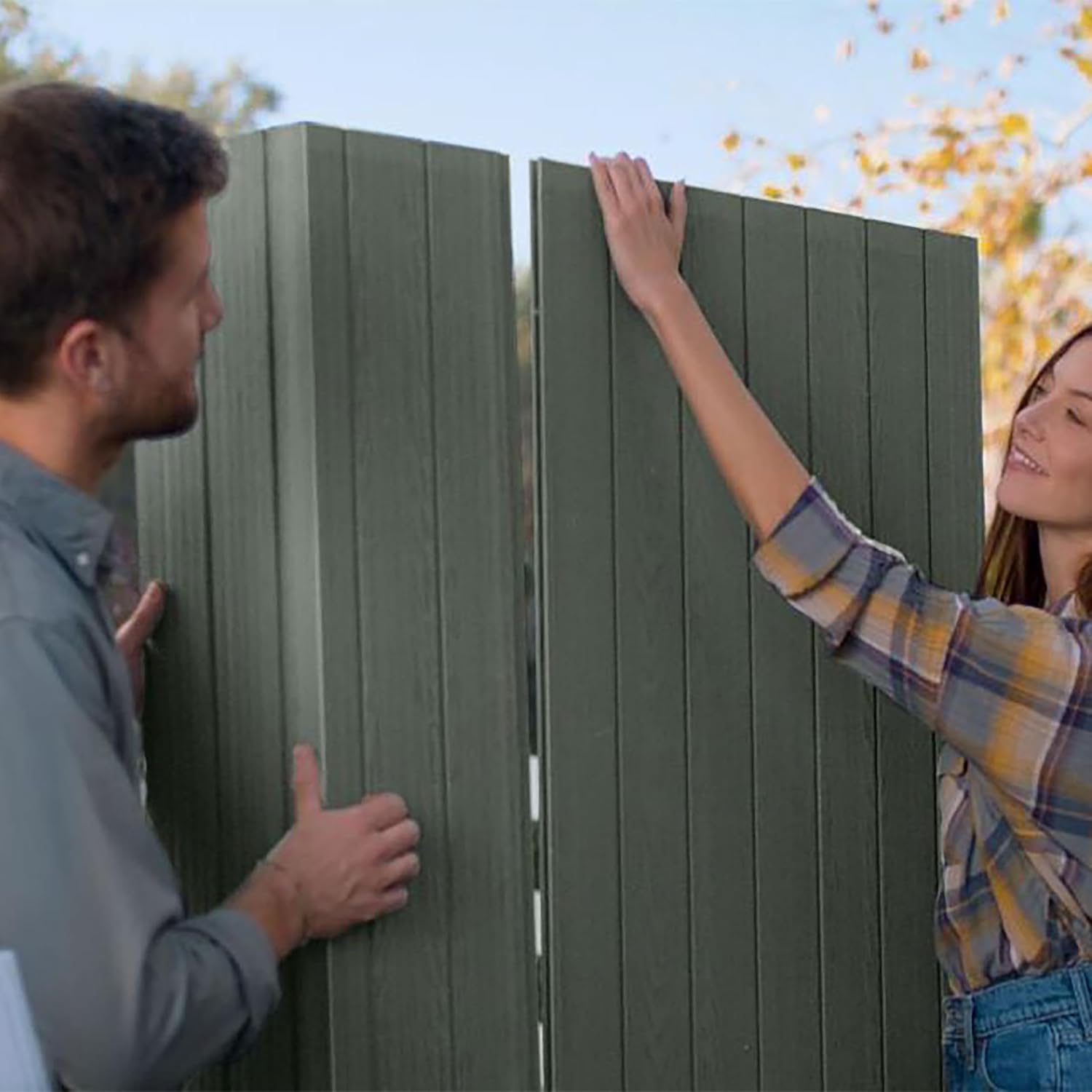 Aerovix™ | Darwin 6x4ft Double Door Garden Shed — Wood-Effect Outdoor Storage