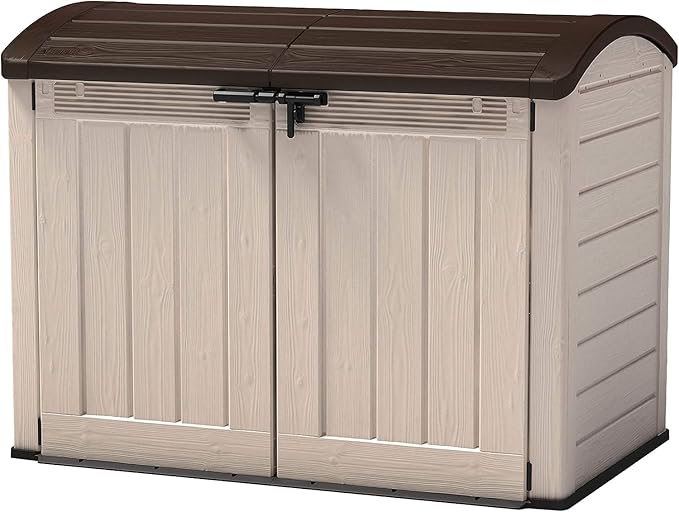 Aerovix™ | 2000L Resin Outdoor Storage Shed — Extra Large Garden Storage Box