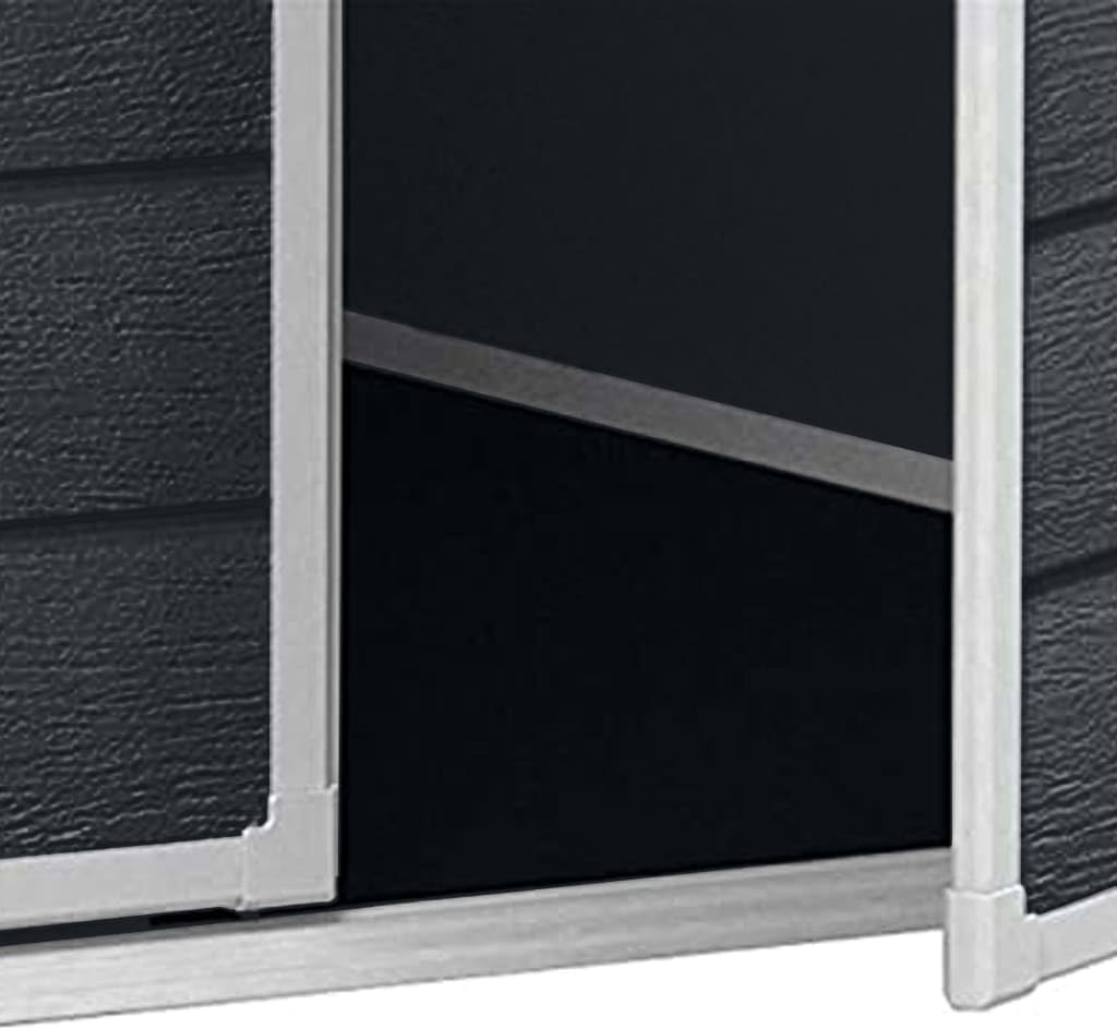 Aerovix™ | 6x4ft Resin Outdoor Storage Shed — Bikes, Tools & Garden Storage