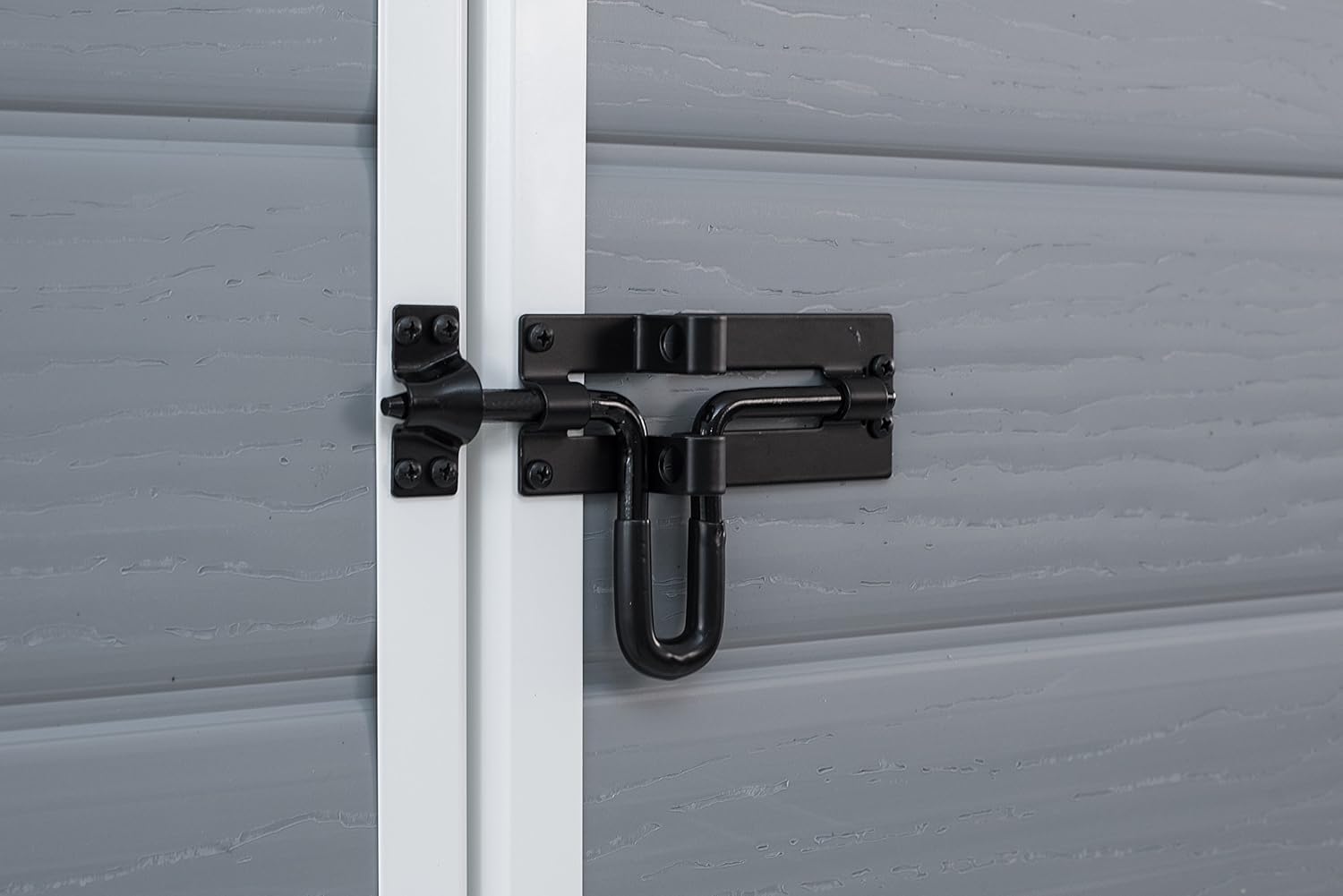 Aerovix™ | 6x5ft Outdoor Plastic Garden Storage Shed — Weatherproof Grey Garden Shed