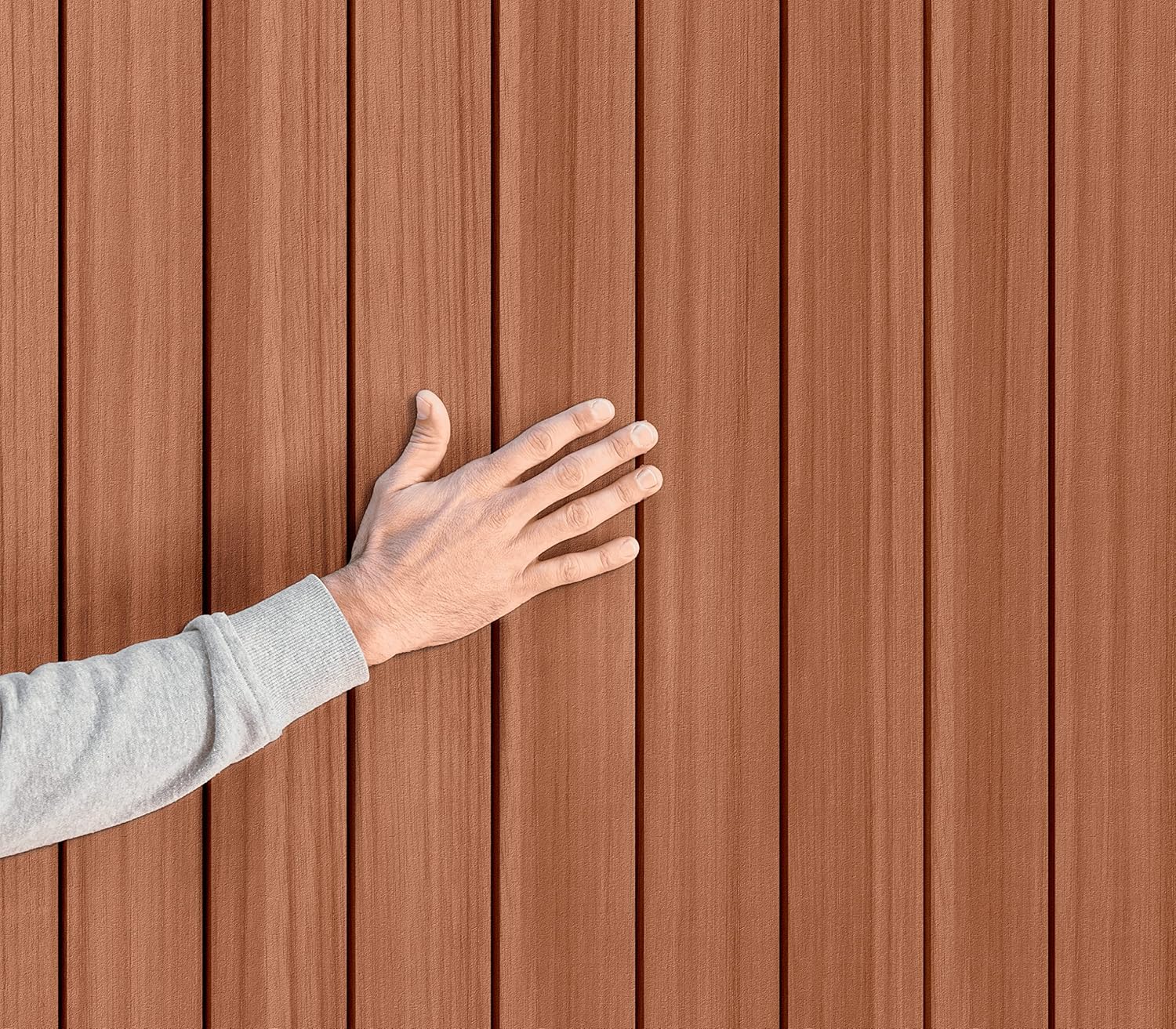 Aerovix™ | Darwin 6x4ft Double Door Garden Shed — Wood-Effect Outdoor Storage